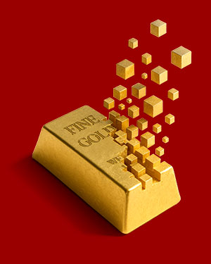  آرت ورک صندوق طلا درخشان آبان